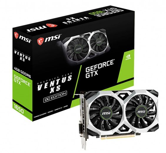 Card đồ họa MSI GeForce GTX 1650 VENTUS XS 4G OC (Ảnh 1)